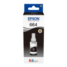 EP-664 Black Dye Genuine OEM Epson Bottle of Ink.