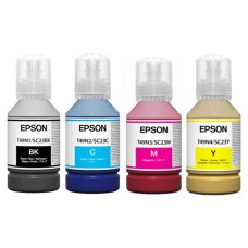 Epson T49N Dye Sublimation 4 Colour  Ink Set, 140ml each of CMYK.